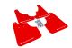 Rally Armor Subaru Forester (09-13) Urethane Mud Flaps- Red/White Logo