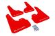 Rally Armor Mazda 3/Speed3 (10-14) Urethane Mud Flaps- Red/White Logo