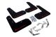 Rally Armor Toyota GT86/ Subaru BRZ (13+) Urethane Mud Flaps- Black/Red Logo