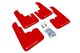 Rally Armor Toyota RAV4 (16-18) Urethane Mud Flaps- Red/White Logo