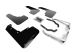 Rally Armor Subaru Crosstrek XV (18+) Urethane Mud Flaps- Black/Silver Logo