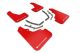 Rally Armor Mazda 3 GT Sport Hatchback (19+) Urethane Mud Flaps- Red/White Logo