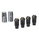 Muteki SR48 Open End Locking Lug Nut Set of 4 - Black 12x1.50 48mm