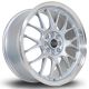Rota MXR 17x7.5 4x108/4x100 ET40 Wheel- Silver with Polished Lip
