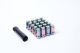 M12x1.25 Steel Tuner Wheel Nuts with Spline Key- Neo Chrome