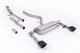 Milltek Sport Hyundai Kona N 2.0L Turbo 275hp (22+) (Non OPF/GPF Models) Cat-back Exhaust System - Non-Resonated (Louder) with GT-139 Cerakote Black Tips