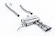 Milltek Sport New Mini Mk3 (F55) Mini Cooper S 2.0 Turbo - 5 Door Hatch (ROW/NA Models) 2014+ Cat Back Exhaust with Brushed Titanium Tips -  Non-resonated (louder)