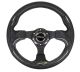 NRG Innovations Reinforced Steering Wheel (320mm) w/Carbon Fibre Look Trim