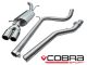 Cobra Sport VW Polo GTI 1.4L TSI (10+) Non-Resonated Cat-Back Exhaust- Includes Race Pipe