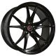 2Forge ZF2 19x8.5 Custom 5H PCD ET15-45 Wheels- Matt Black (72.6mm Centre Bore)