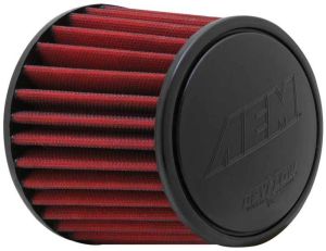 AEM Induction 3.25 in DRY Flow Short Neck 5 in Element Filter