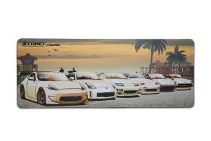 Tomei "Z Car Sunset Huntington Beach" Computer Desk Mouse Pad 30cm x 80cm - Datsun Z & Nissan Fairlady Z Generations