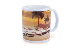 Tomei "Z Car Sunset Huntington Beach" Mug - Datsun Z & Nissan Fairlady Z Generations