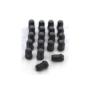 12x1.25 Steel Black Hex Wheel Nuts x20 CLEARANCE