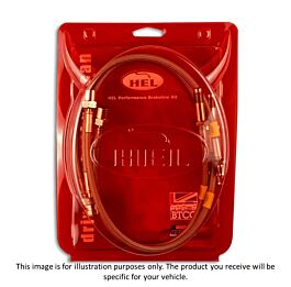 Goodridge Stl Carbo Brake Hoses For 3 Series E46 330 Sport 00-07 SBW0250-4C-CB