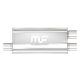 MagnaFlow Universal 2.5" Inlet / Outlet - 5in. x 8in. x 18in. Oval Straight-Through Performance Exhaust Muffler