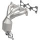 MagnaFlow Hyundai Sonata 2.5L (99-01), Sonata 2.7L (02-05), Tiburon 2.7L (03-06), Kia Optima 2.5L (01), Optima 2.7L (02-06) California Grade CARB Compliant Direct-Fit Manifold Catalytic Converter