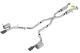 Borla Dodge Durango SRT 6.2L V8 (18-24) ATAK Cat-Back Exhaust System - Black Chrome Tips