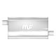 MagnaFlow Universal 3" Inlet / Outlet Offset - 5in. x 11in. x 22in. Oval Straight-Through Performance Exhaust Muffler