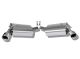 Borla Chevrolet Camaro Coupe/Convertible 3.6L V6 (10-13) Touring Axle-Back Exhaust- Single 3.5" Round Rolled Angle-Cut Lined Tips (does not fit 2013 RS w/Quad Tips)