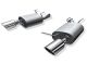 Borla Ford Mustang Coupe/Convertible 3.7L V6 (11-14) ATAK Axle-Back Exhaust- Single 4.5" Round Rolled Angle-Cut Tips