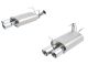 Borla Ford Mustang Shelby GT500 5.8L V8 (Manual Models) (13-14) ATAK Axle-Back Exhaust- Dual 4" Round Rolled Angle-Cut Long Tips
