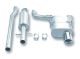 Borla Mini Cooper Coupe/Convertible 1.6L  Touring Cat-Back Exhaust- Single 4" Round Rolled Angle-Cut Lined Tips