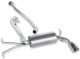 Borla Subaru Impreza Sedan 2.5L  (08-11) S-Type Cat-Back Exhaust- Single 4" Round Rolled Angle Cut Lined Tips