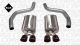 CORSA Performance Chevrolet Corvette C6 (Z06) 7.0L V8 & C6 (ZR1) 6.2L V8 (06-13) Sport Axle-Back Exhaust- Twin 4" Black Tips