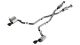 Borla Jeep Grand Cherokee SRT 6.4L V8 AWD (15-21) S-Type Cat-Back Exhaust System - Dual Black Tips 