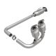 MagnaFlow Jeep Wrangler 4.0L (04-06) HM Grade Federal / EPA Compliant Direct-Fit Catalytic Converter & Mid-Pipe