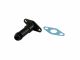 Turbosmart 50.8mm 10AN 75mm Extended Oil Drain Black