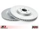 Z1 Motorsports Nissan 370Z (09-20) Performance Slotted Brake Disc Rotors - Akebono - Front