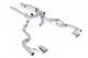 Milltek Sport Ford F150 SuperCrew (5.5ft Bed) Tremor 5.0 V8 2021+ Dual Outlet - Road+ Resonated Cat-Back Exhaust with GT-115 Polished Tips