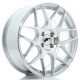 JR Wheels JR18 17x7 ET40 4x100 Silver Machined Face