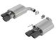 Borla Ford Mustang GT 5.0L (18-23) (w/ Active Exhaust) S-Type Axle Back Exhaust System - Black Chrome Tips