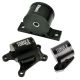 Torque Solution Mitsubishi Lancer Evolution 7, 8 & 9 (01-06) Billet Aluminium 3 piece Engine Mount Kit - 6 Speed