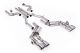 Milltek Sport Chevrolet Camaro Gen 6 SS 6.2L V8 2016-2024 Cat-back Exhaust H-Pipe Valved System with Quad GT-115 4.5' Polished Tips