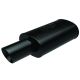 MagnaFlow Universal Street Series 2.25" Inlet / 4" Tip - 5in. x 8in. x 14in. Oval Straight-Through Performance Exhaust Muffler - Brushed Black