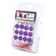 Monster Lug Nut Caps - Purple 14x1.50