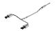 Borla Hyundai Sonata N Line 2.5L (21-23) S-Type Cat-Back Exhaust System - Black Chrome Tips
