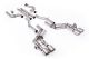 Milltek Sport Chevrolet Camaro Gen 6 SS 6.2L V8 2016-2024 Cat-back Exhaust Unbalanced Straight Center Valved System with Quad GT-115 4.5' Brushed Titanium Tips