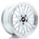 JR Wheels JR 23 17x8 ET40 5x112 Hyper Silver w/ Machined Lip