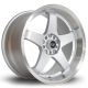 Rota GTR-D 18x10 5x114.3 ET12 Wheel- Silver with Polished Lip
