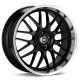 Enkei Lusso 18x9 ET40 5x114.3 72.6mm Bore- Black w/Machined Lip