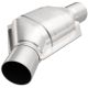 MagnaFlow Universal Standard Grade Federal / EPA Compliant Universal Catalytic Converter - 2.5" Inlet - 3.75"x7.75"x5.125" - Angled