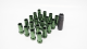 Muteki SR48 12x1.50 48mm Dark Green Open End Lug Nuts