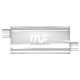 MagnaFlow Universal 5in. x 8in. x 14in. Oval Straight-Through Performance Exhaust Muffler - 3" Inlet / Outlet Offset