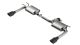 Borla Mazda 3 2.5L (19-25) , 2.5L Turbo (21-25) S-Type Axle Back Exhaust System - 4in Black Tips