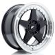 JR Wheels JR6 18x8,5 ET22 5x114,3/120 Gloss Black w/ Machined Lip
